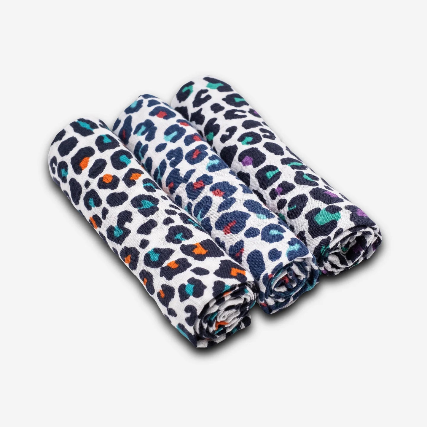 LEOPARD PRINT MUSLIN 3-PACK - for 5+ month old babies | BY ETTA LOVES