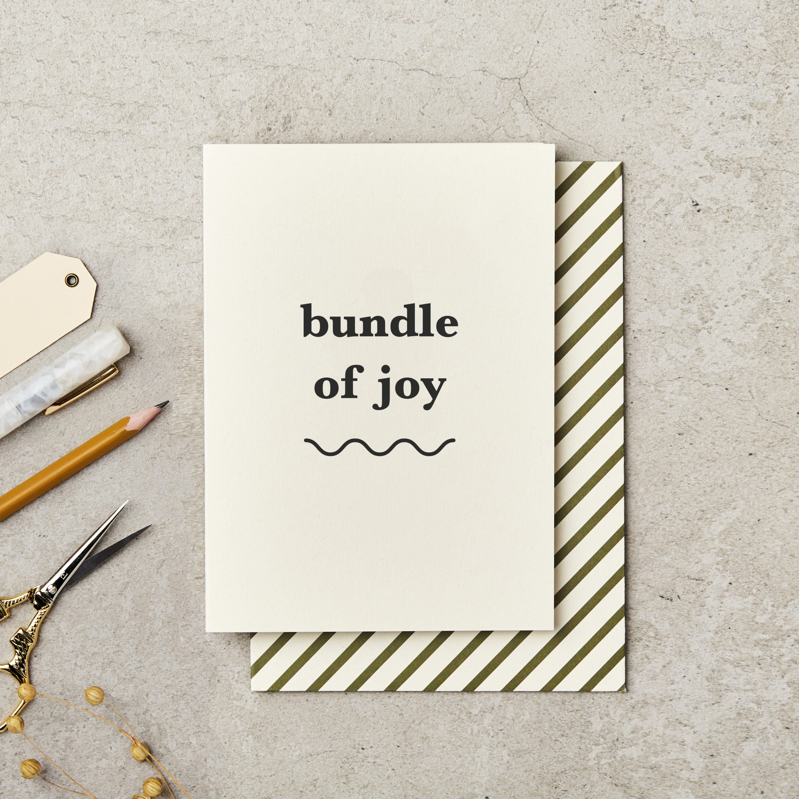 BUNDLE OF JOY | CARD BY KATIE LEAMON