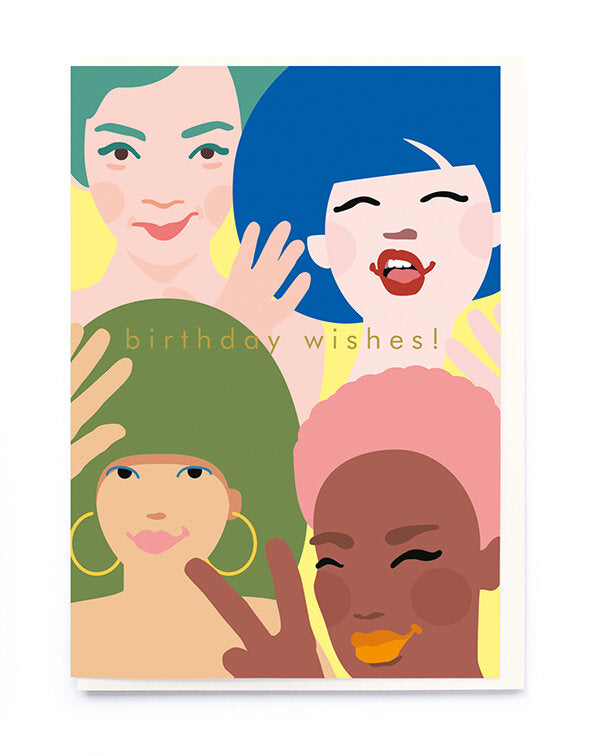 SAY HI  BIRTHDAY WISHES | CARD BY NOI
