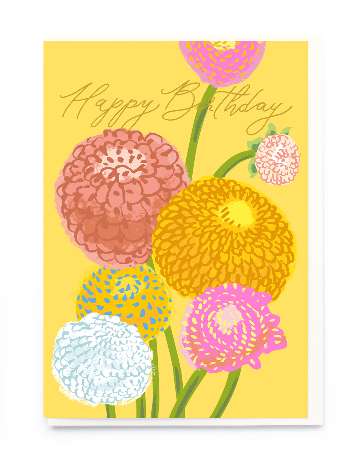 FLORALS ON YELLOW | CARD BY NOI