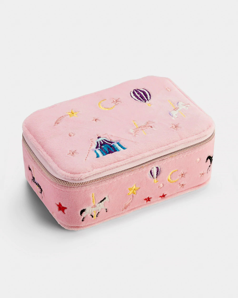 UNICORN VELVET JEWELLERY BOX