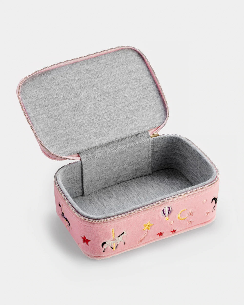 UNICORN VELVET JEWELLERY BOX