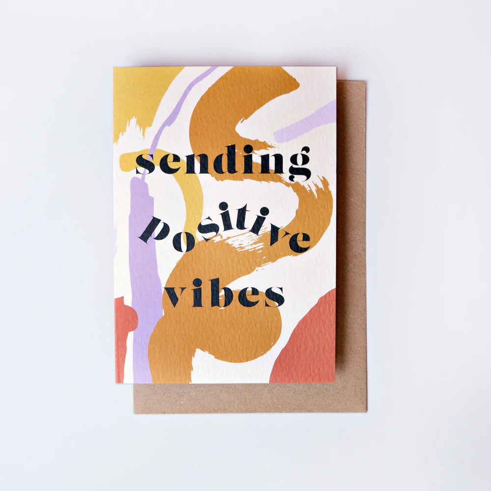 POSITIVE VIBES | CARD BY THE COMPLETIST