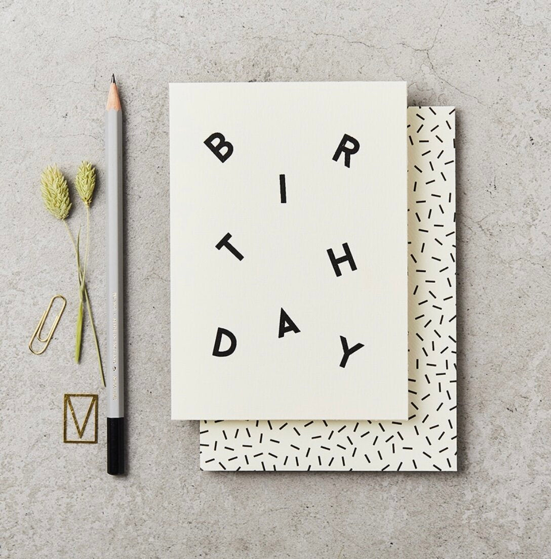 BIRTHDAY SCATTER | CARD BY KATIE LEAMON