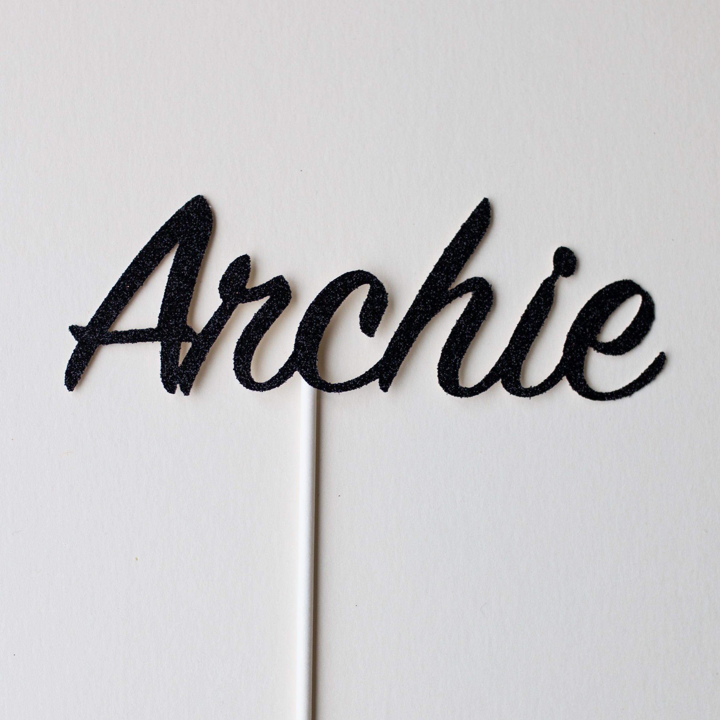 SINGLE NAME | CAKE TOPPER | CLASSIC SCRIPT FONT