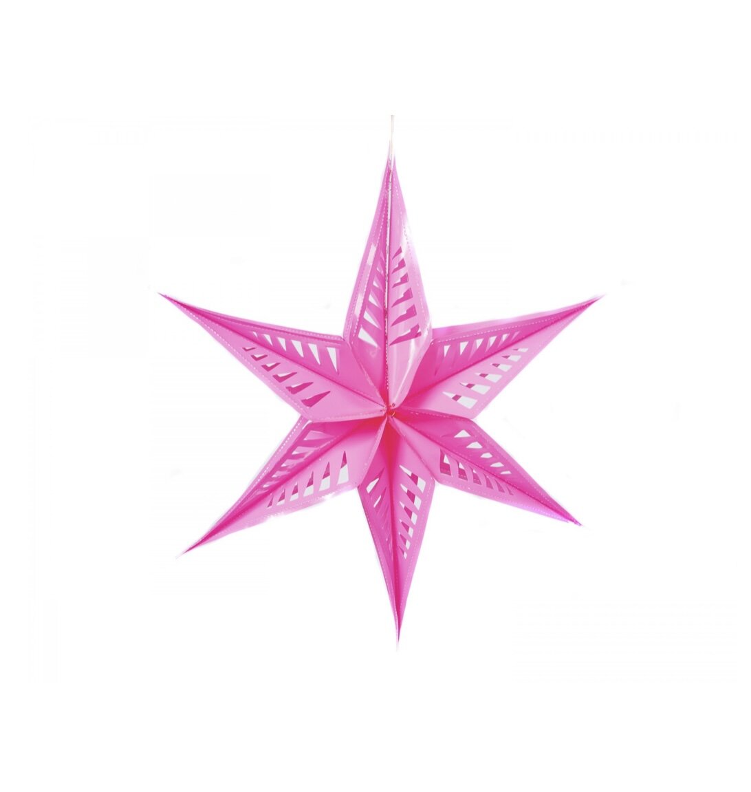 PINK RECYCLED PLASTIC STAR