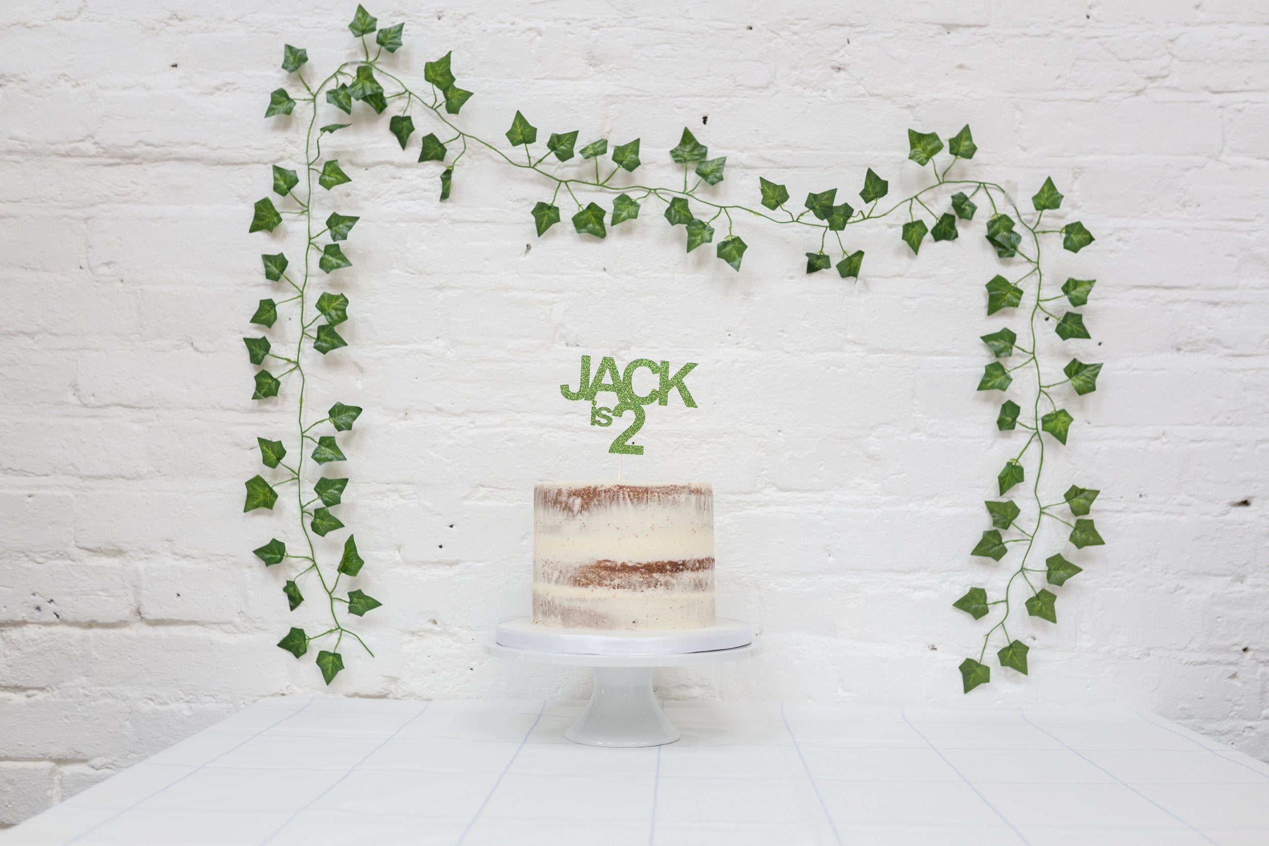 NAME IS AGE | CAKE TOPPER | BLOCK LETTERS