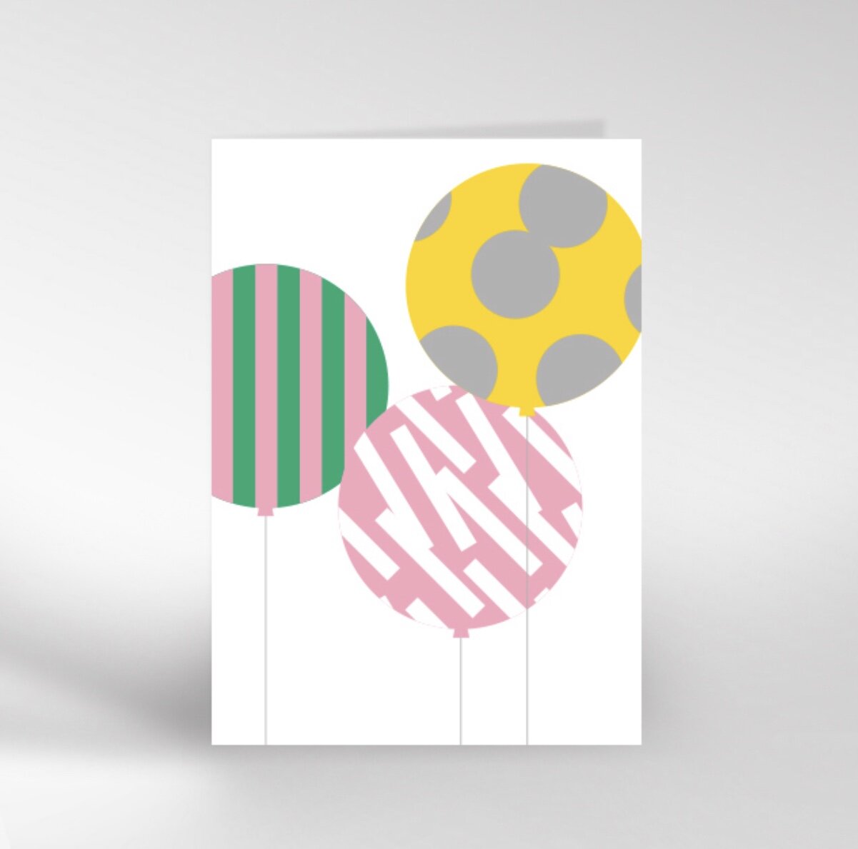 3 BALLOONS | CARD by DICKIE BIRD