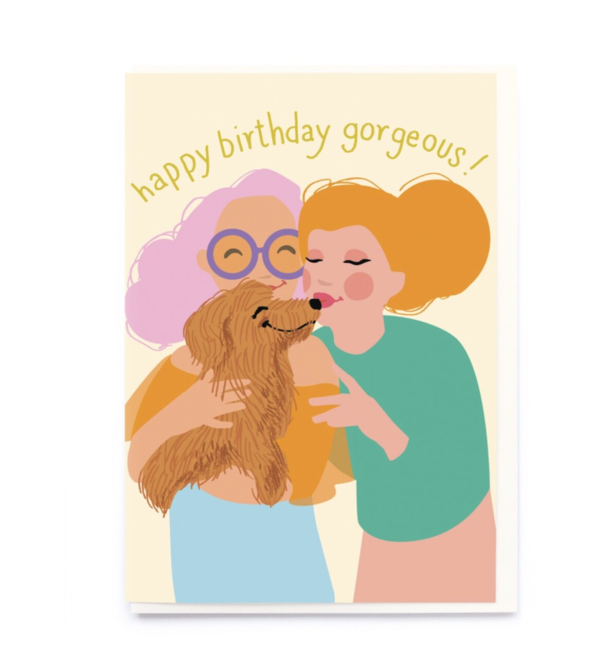HAPPY BIRTHDAY GORGEOUS "DOGGIE KISSES" | CARD BY NOI