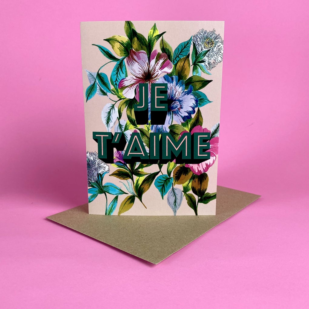 JE T'AIME | CARD BY MAX MADE ME