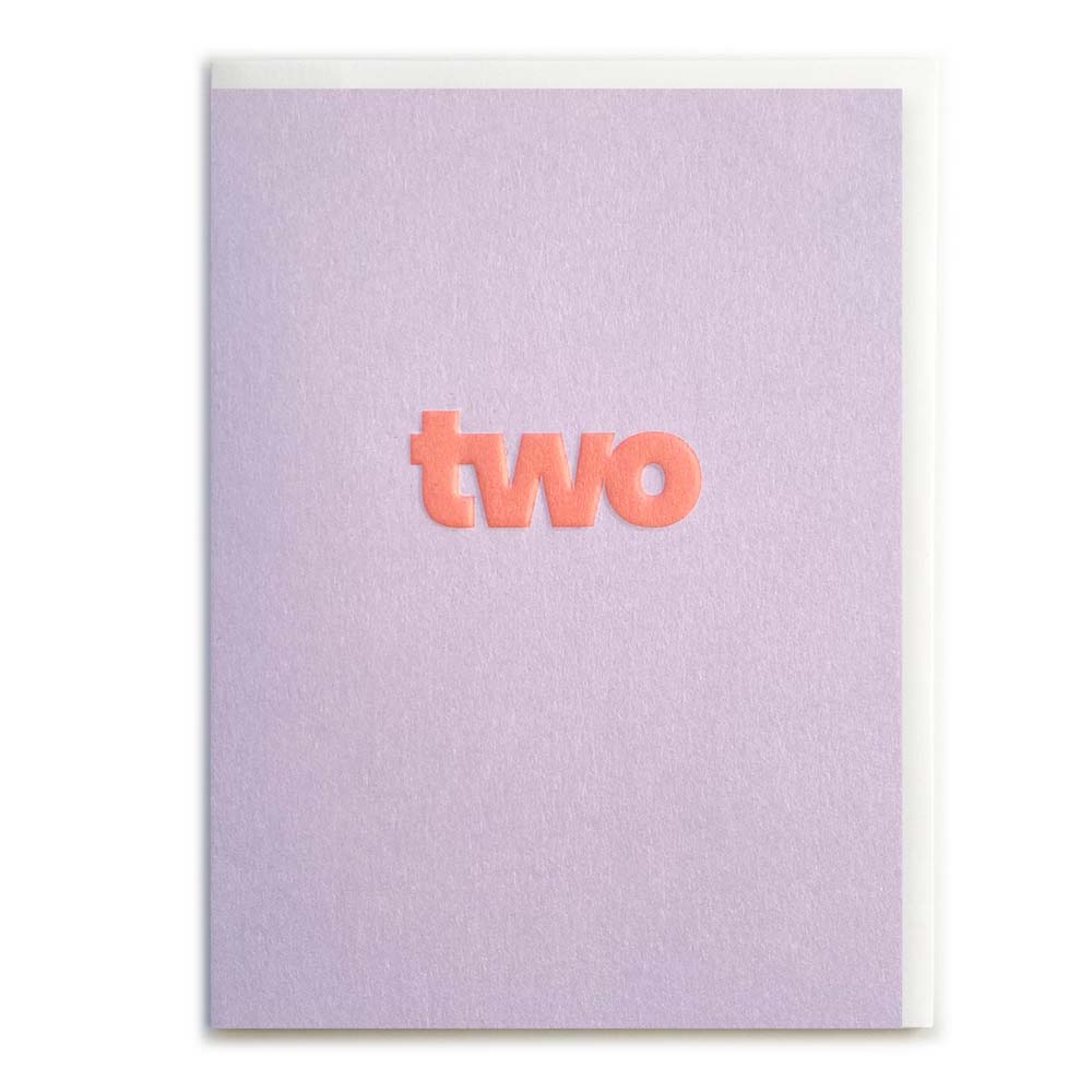 MINI TWO CARD (CORAL) | CARD BY ROSIE MADE A THING