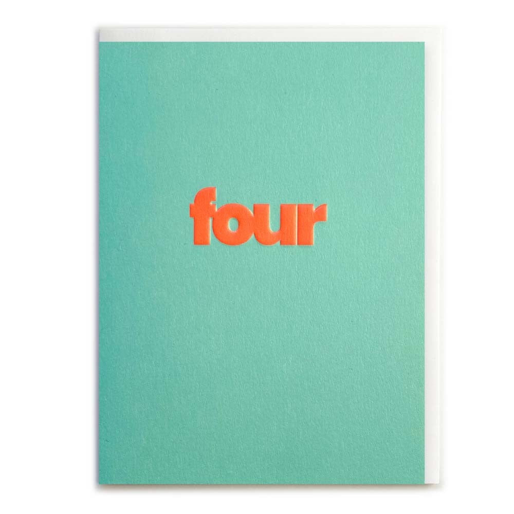 MINI FOUR (ORANGE) | CARD BY ROSIE MADE A THING