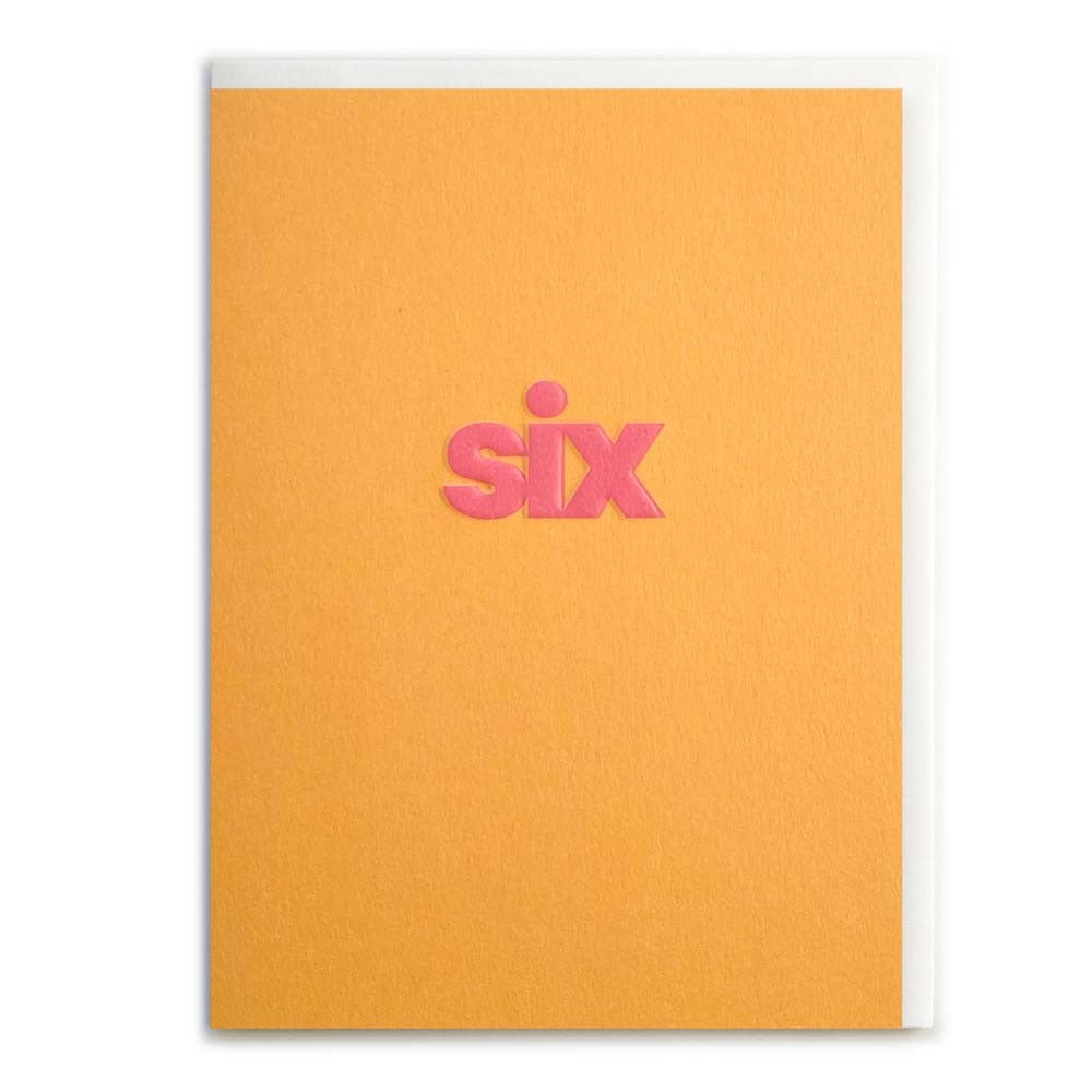 MINI SIX (CORAL) | CARD BY ROSIE MADE A THING