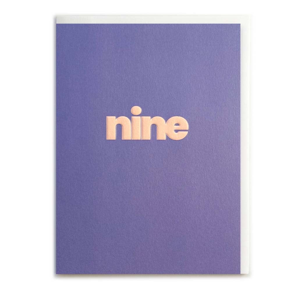 MINI NINE (PEACH) | CARD BY ROSIE MADE A THING