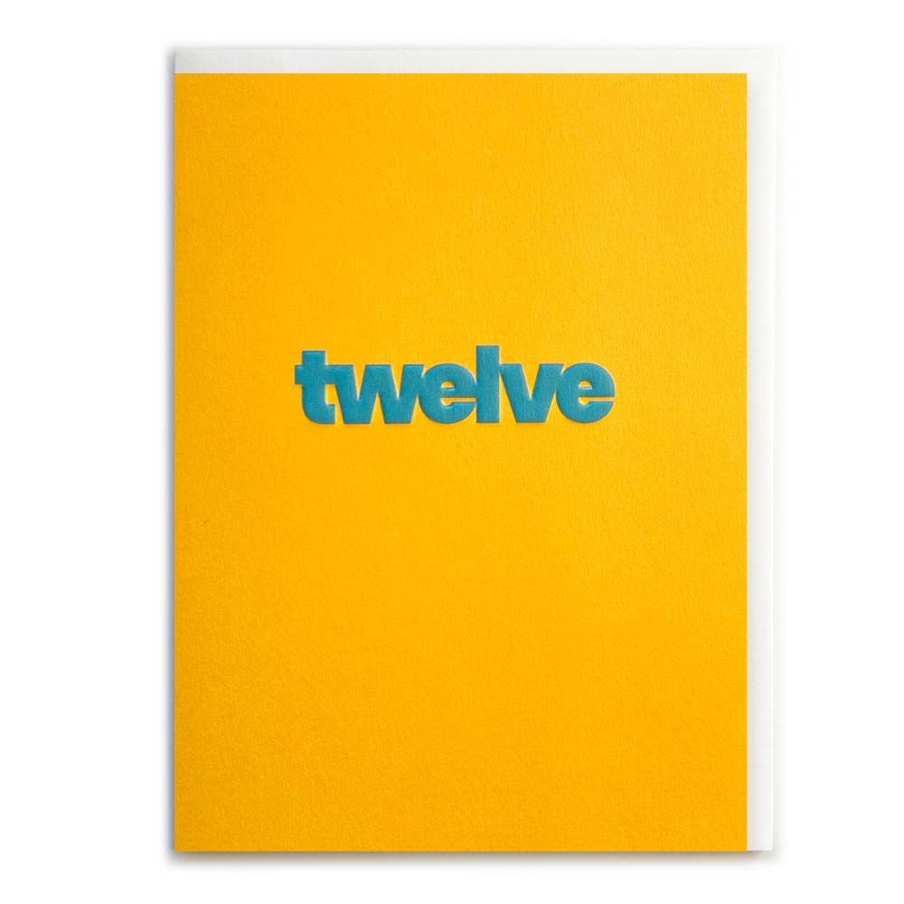 MINI TWELVE (BLUE) | CARD BY ROSIE MADE A THING