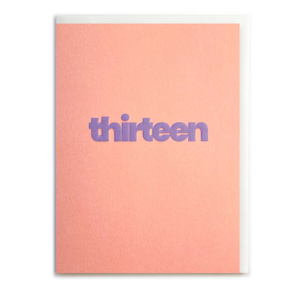 MINI THIRTEEN (LILAC) | CARD BY ROSIE MADE A THING