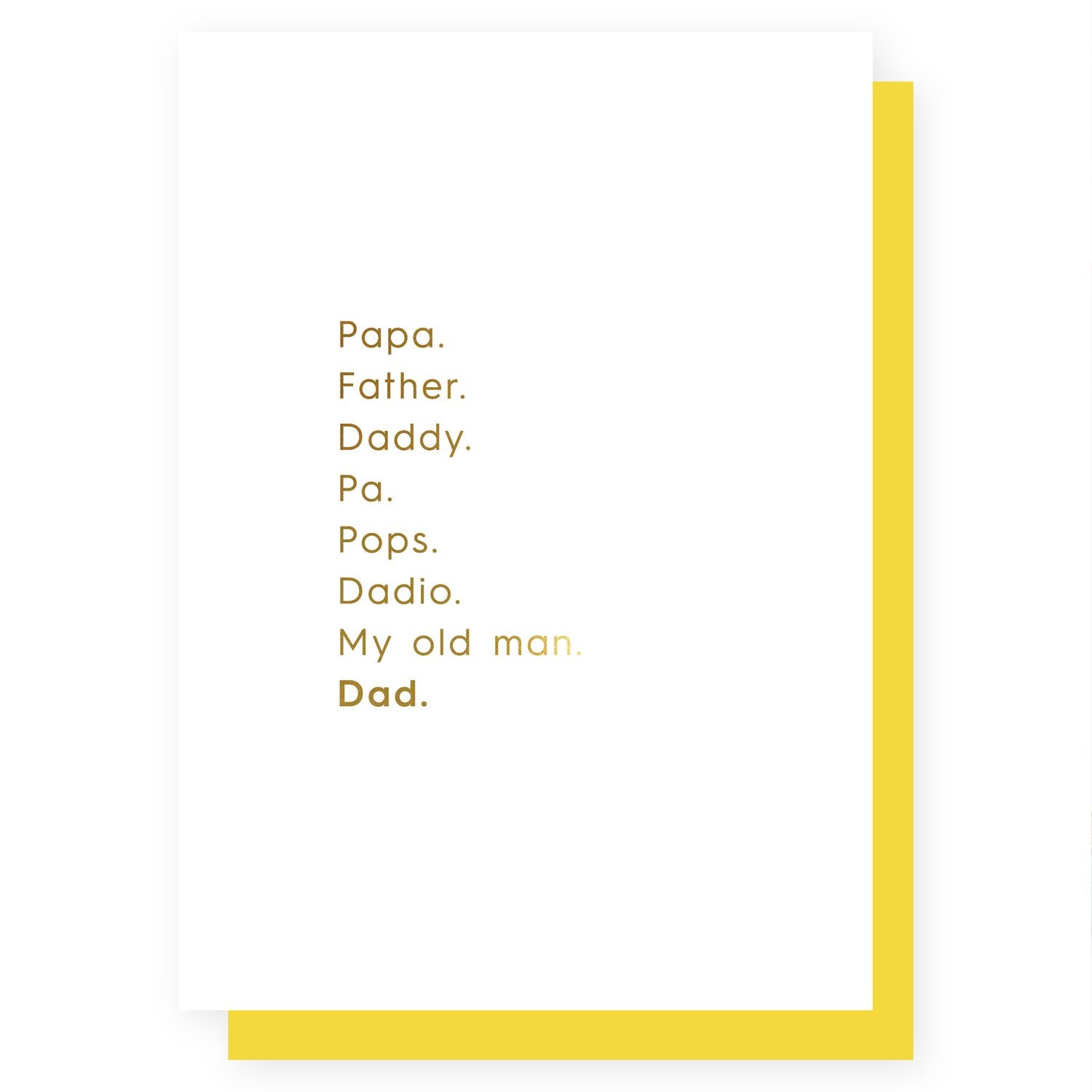 DAD. (NAMES) | CARD BY LUCKY INK
