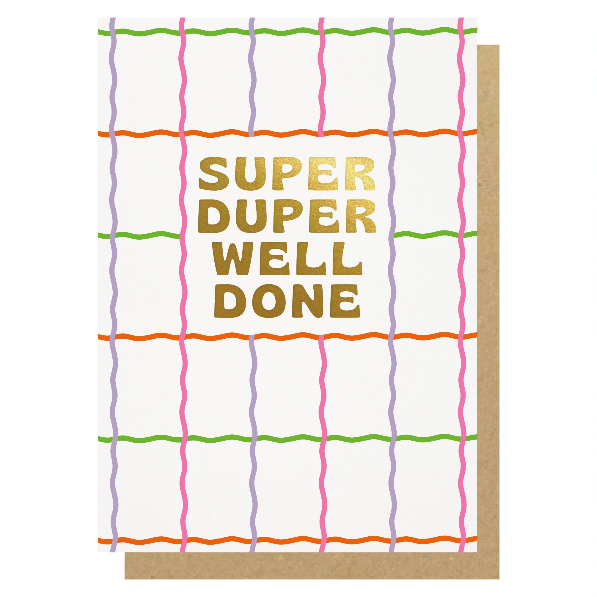 SUPER DUPER WELL DONE | CARD BY LUCKY INK
