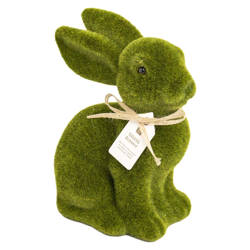 LARGE GREEN GRASS BUNNY