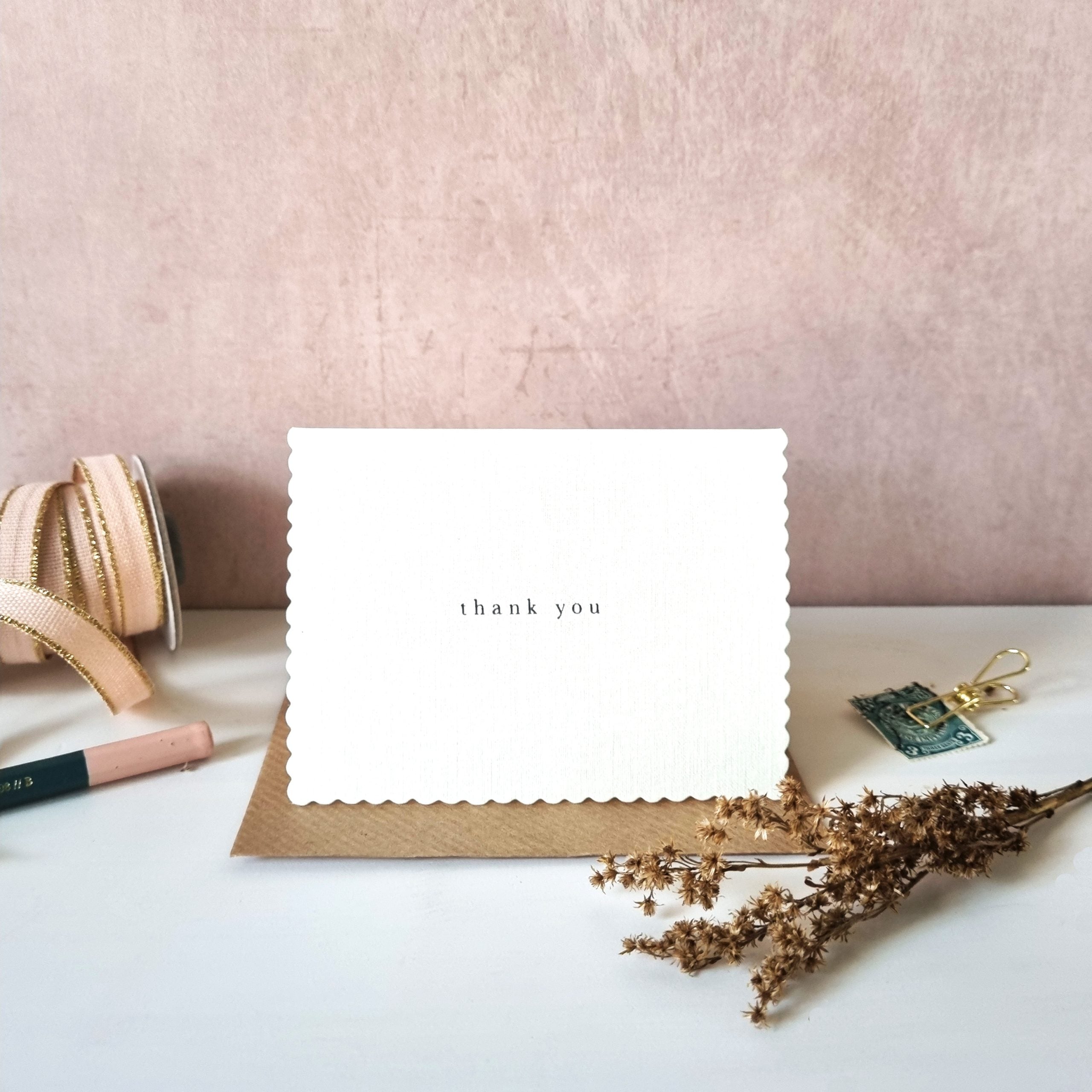 THANK YOU | MINI CARD BY KATIE LEAMON