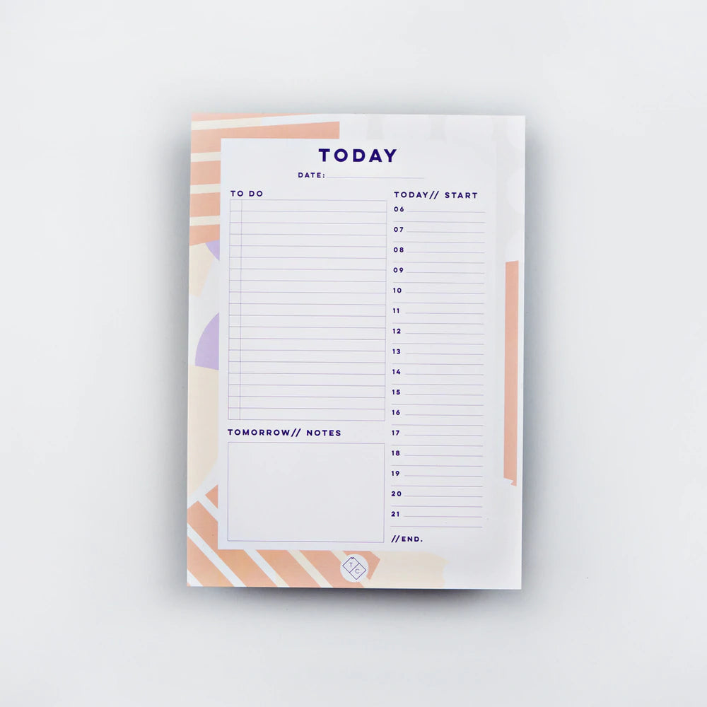 SPOTS + STRIPES A5 | DAILY PLANNER PAD BY THE COMPLETIST