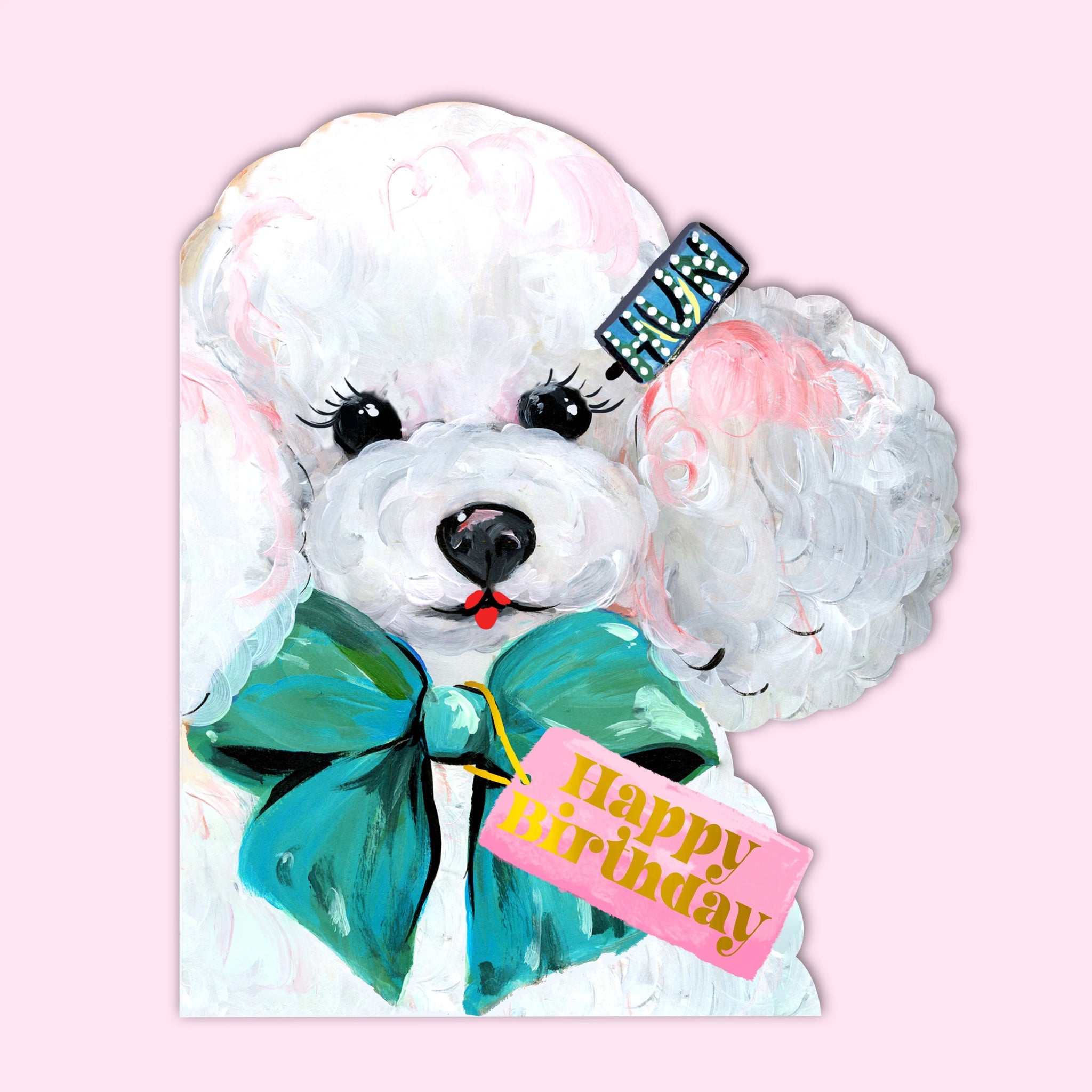 POODLE SHAPED | CARD BY ELEANOR BOWMER