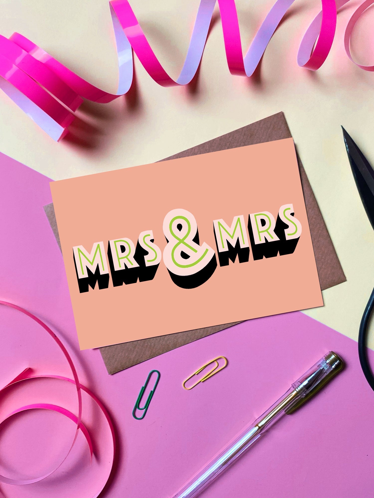 MRS & MRS | CARD BY MAX MADE ME