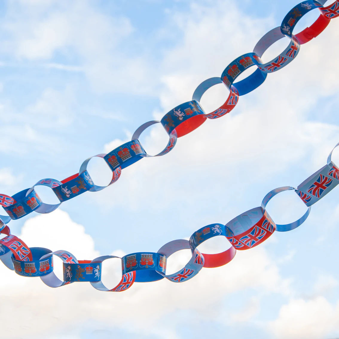 ROYAL CORONATION PAPER CHAINS