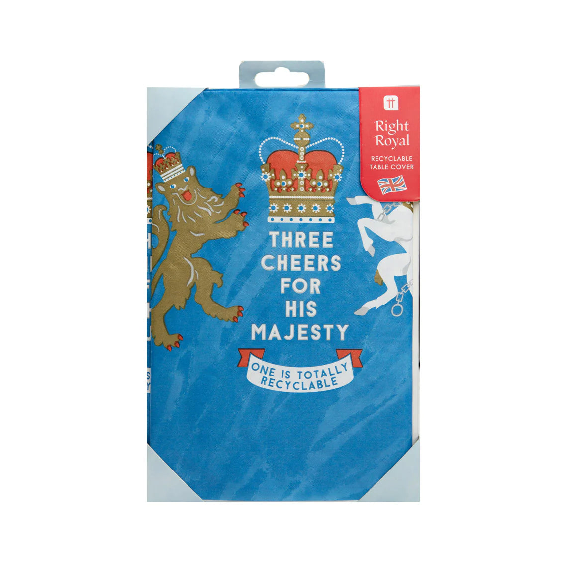 RIGHT ROYAL SPECTACLE CORONATION PAPER TABLE COVER