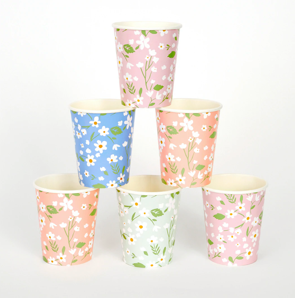 DITSY FLORAL PAPER CUPS