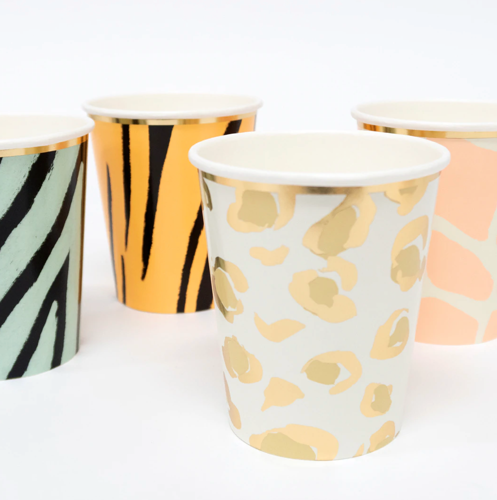 SAFARI ANIMAL PRINT | PAPER CUPS