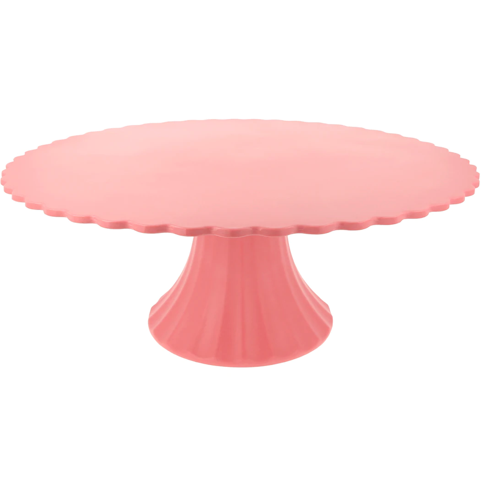 LARGE PINK BAMBOO CAKE STAND