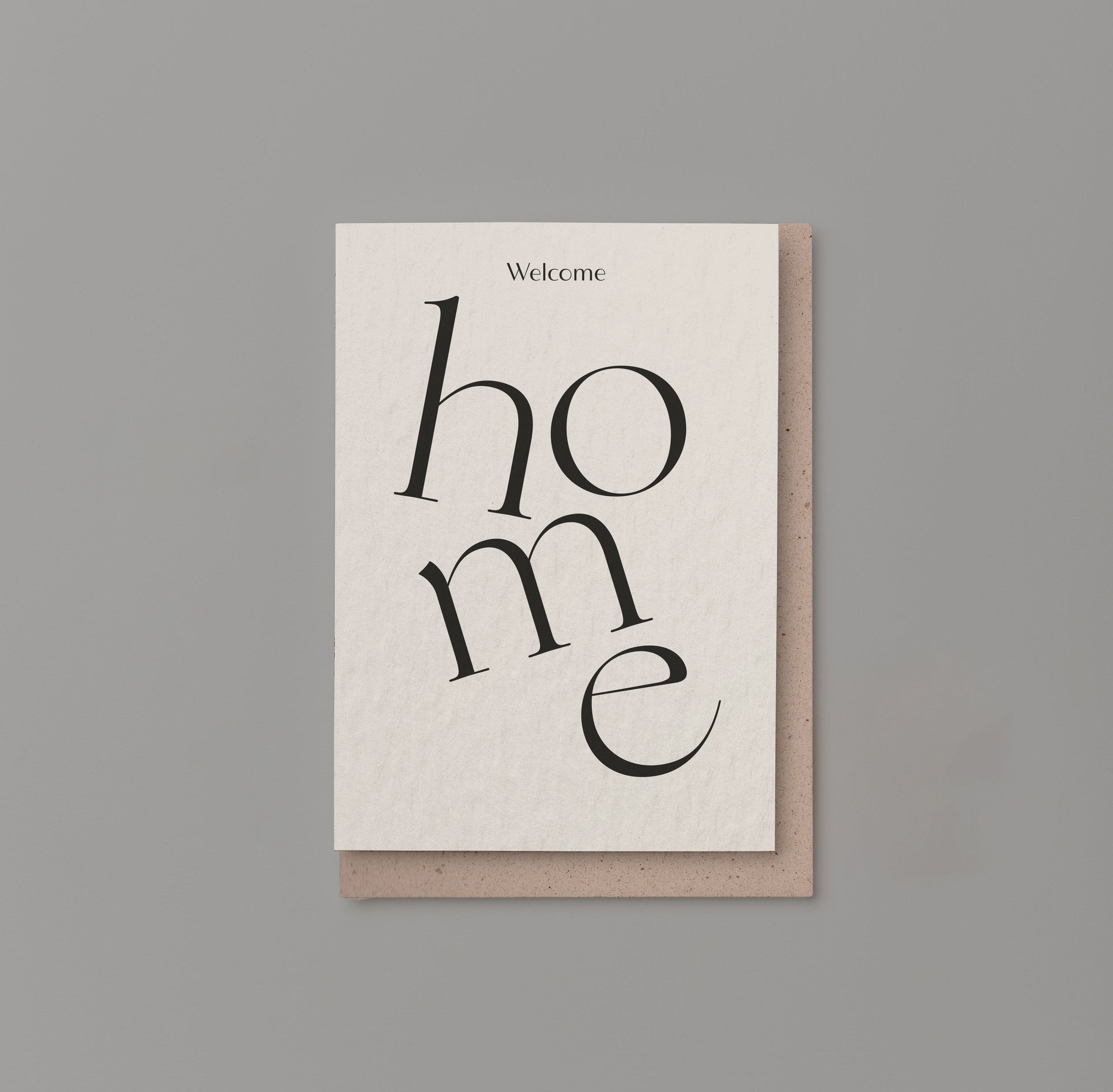 WELCOME HOME | CARD BY KINSHIPPED