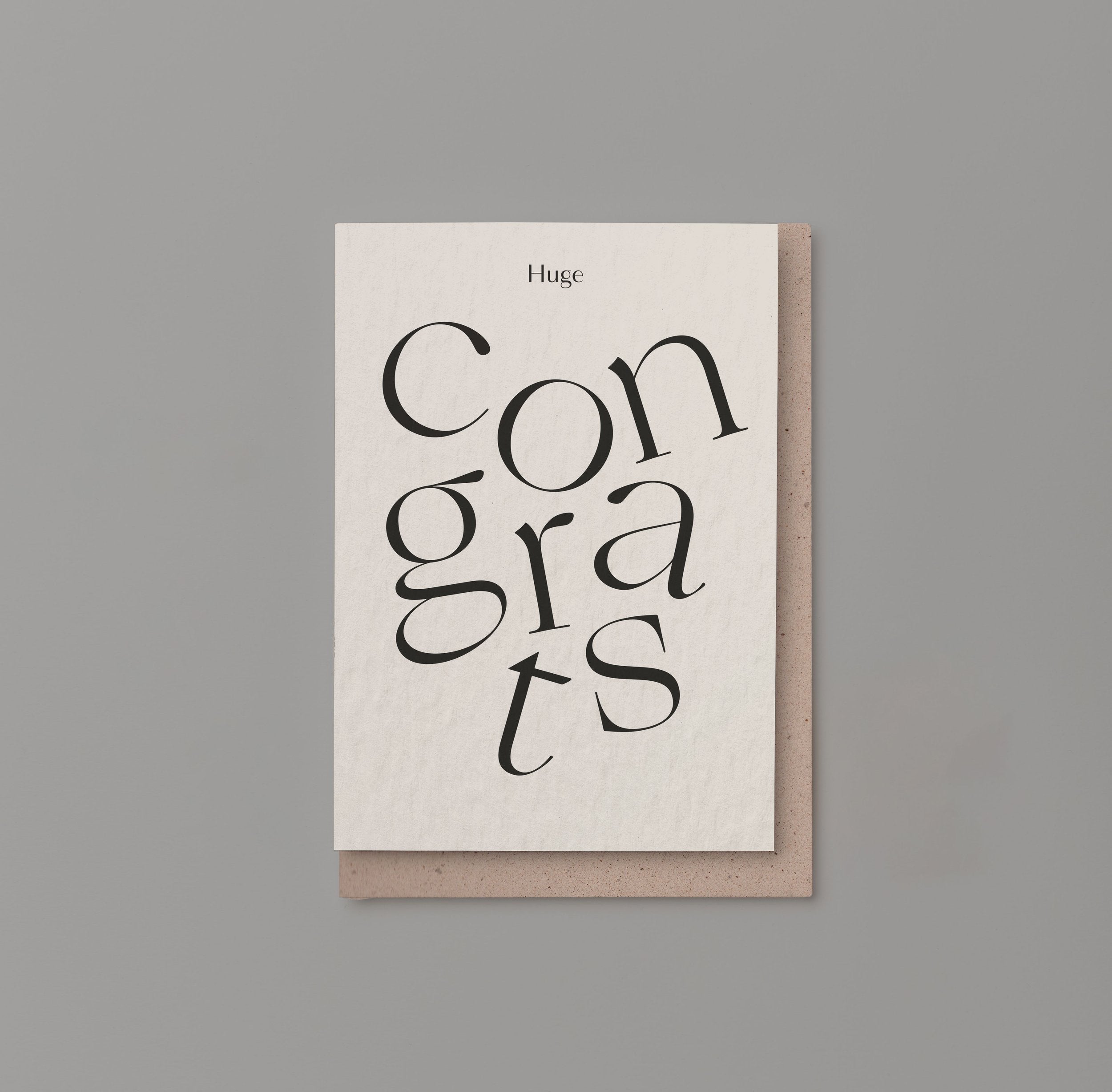 HUGE CONGRATS | CARD BY KINSHIPPED