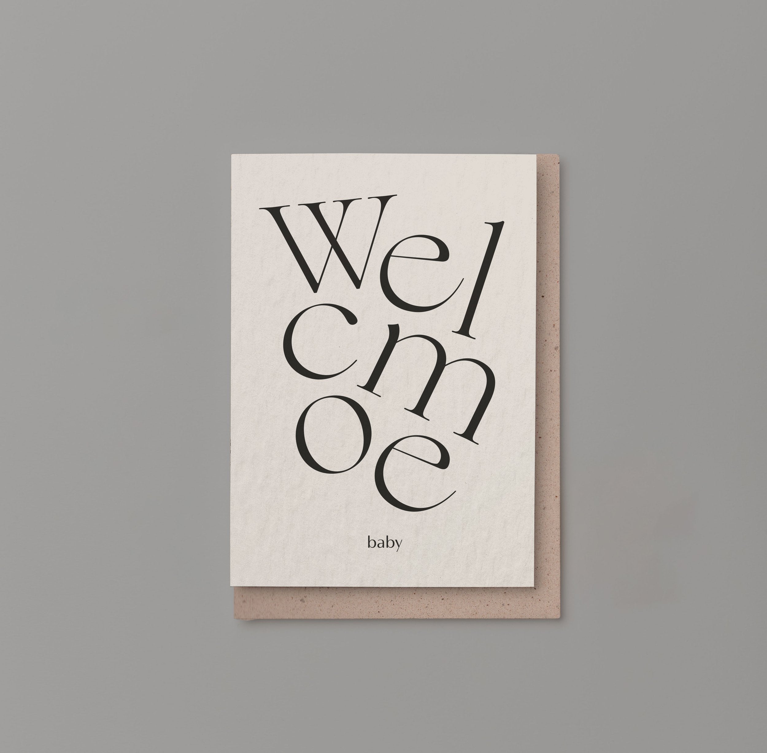 WELCOME BABY | CARD BY KINSHIPPED