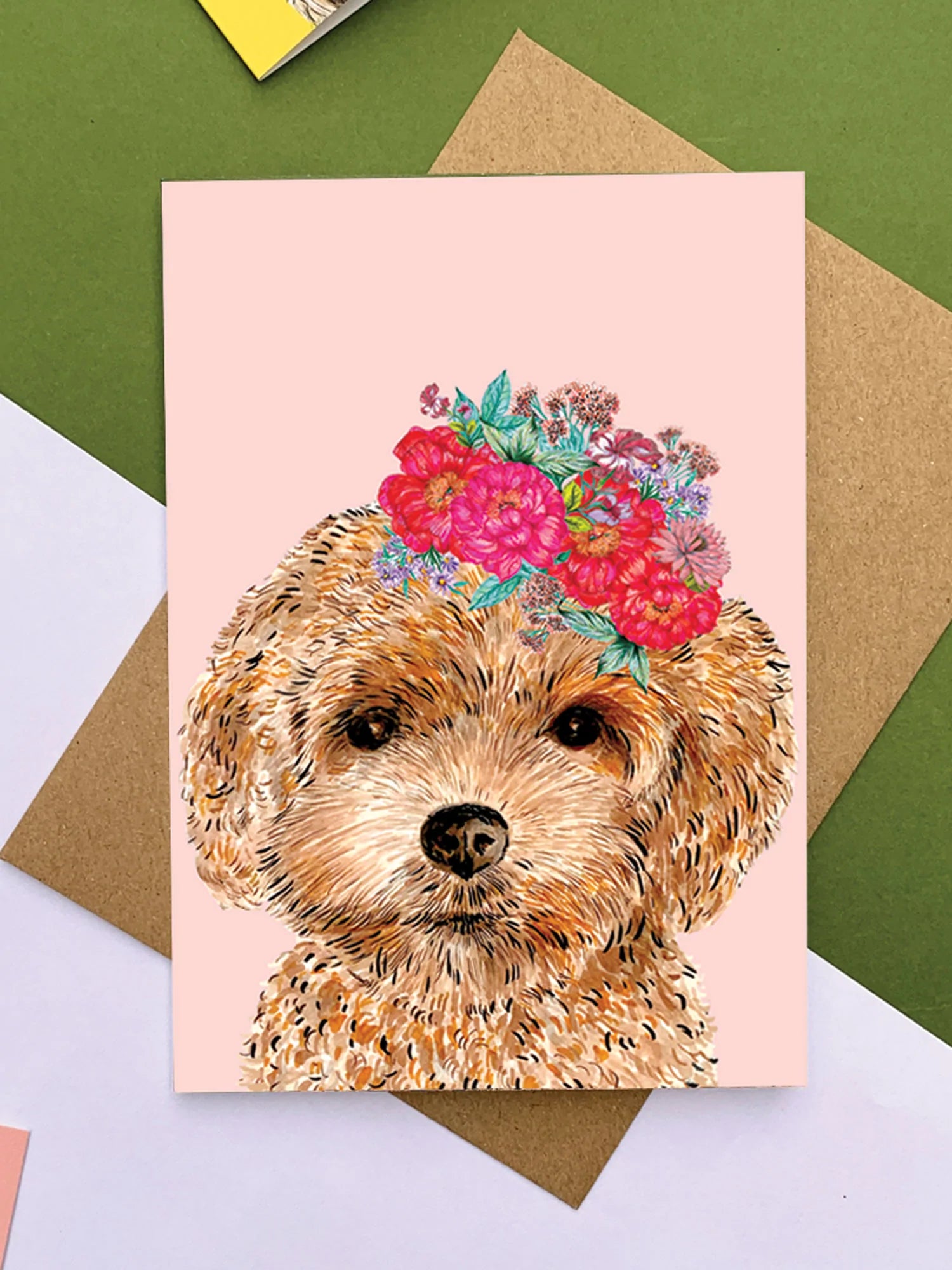 FLORAL DOG CARD | MAX MADE ME DO IT