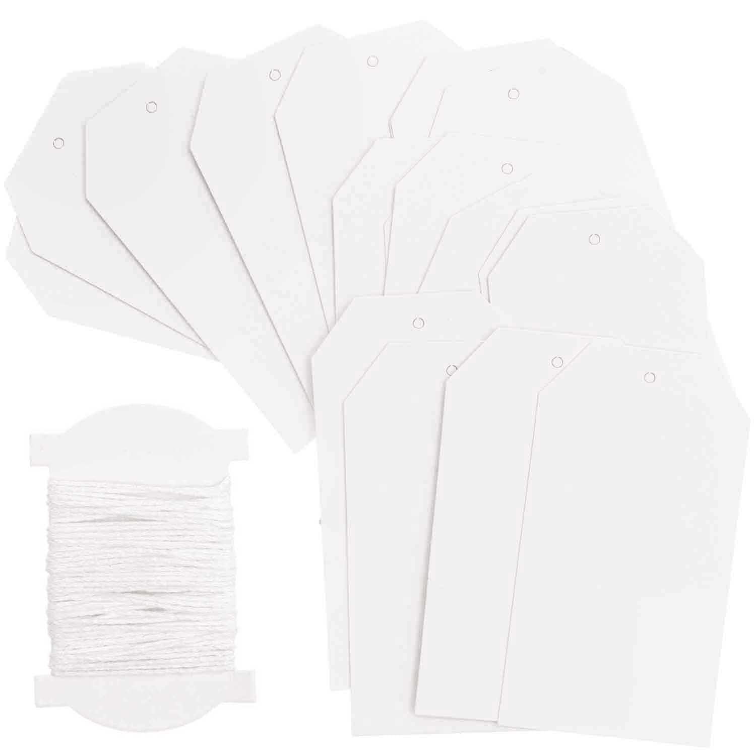 ALL WHITE GIFT TAGS - OTHERLETTERS