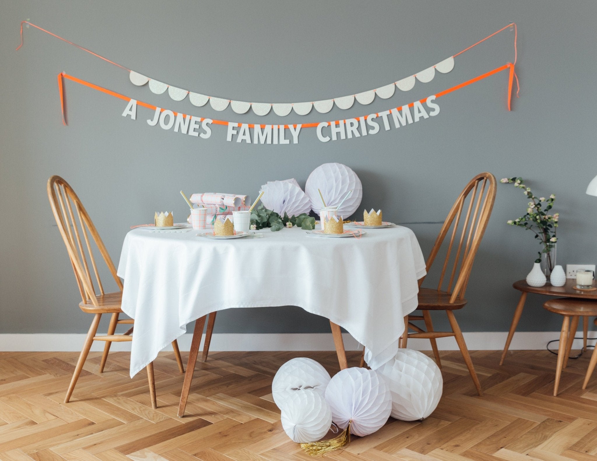 BESPOKE 'A [NAME] FAMILY CHRISTMAS' | BANNER - OTHERLETTERS