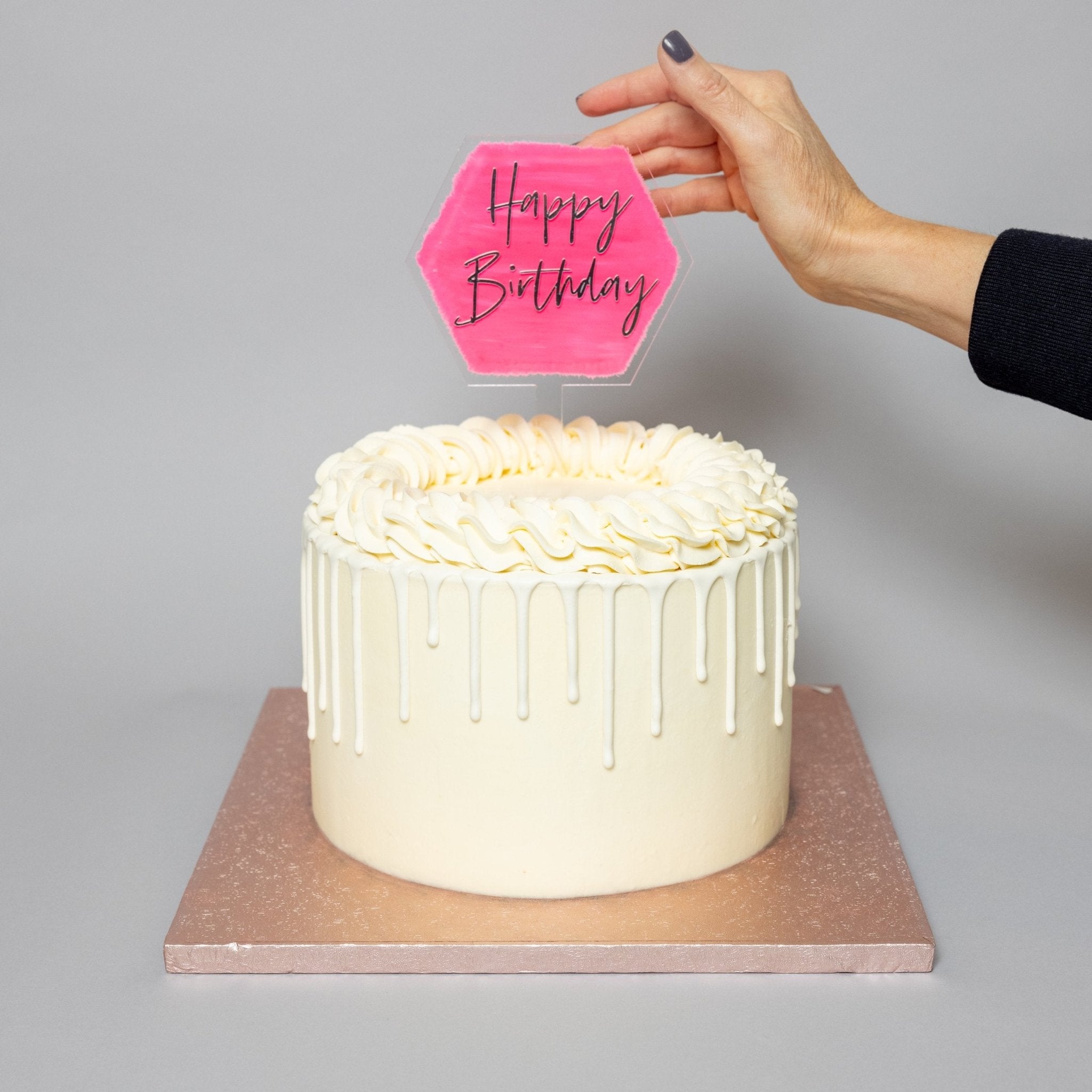 BESPOKE ACRYLIC TOPPER | HEXAGON - OTHERLETTERS