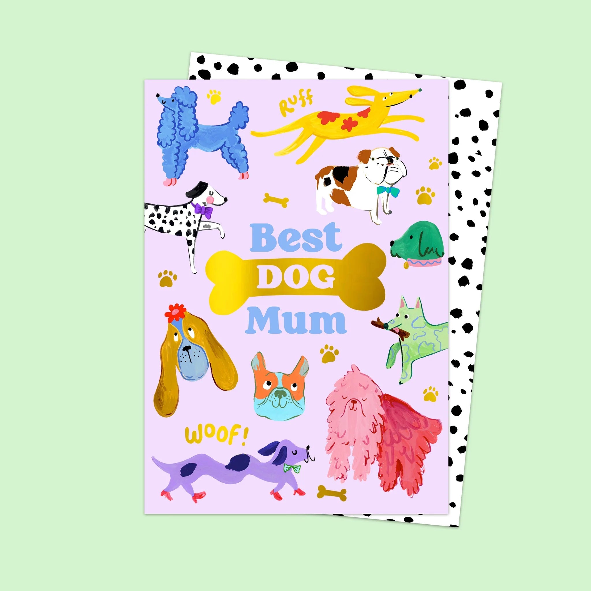 BEST DOG MUM | CARD BY ELEANOR BOWMER - OTHERLETTERS