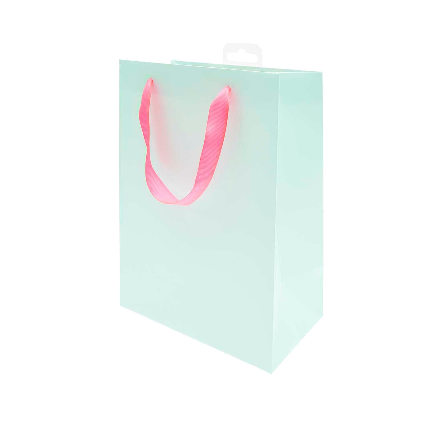 BLUE & NEON GIFT BAG | MEDIUM - OTHERLETTERS