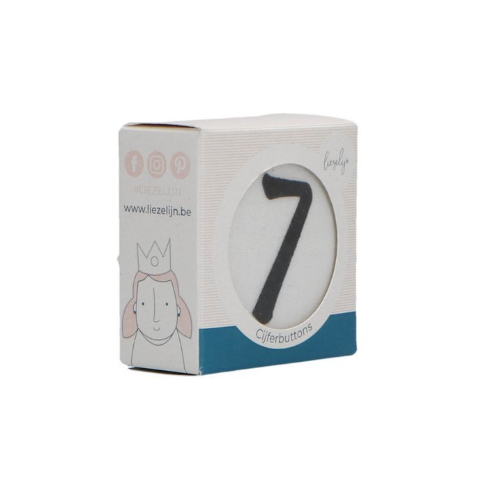 BLUE NUMBER BUTTONS FOR BIRTHDAY CROWN 7, 8, 9, 10 - OTHERLETTERS