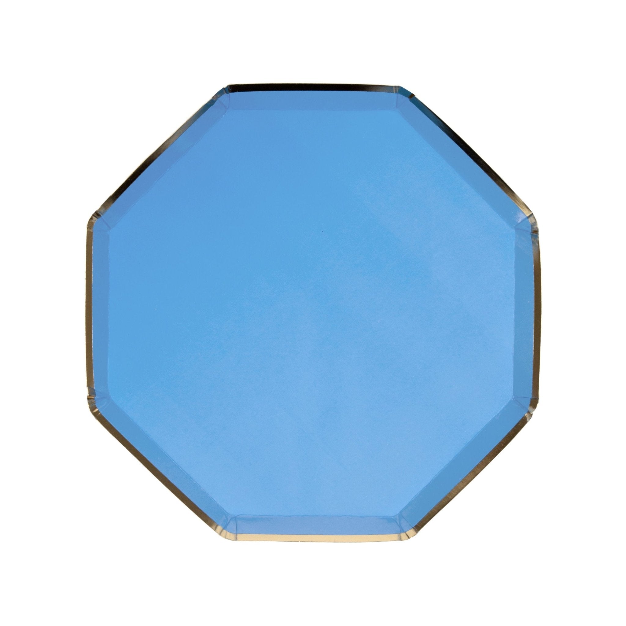 BRIGHT BLUE | SMALL PAPER PLATES - OTHERLETTERS