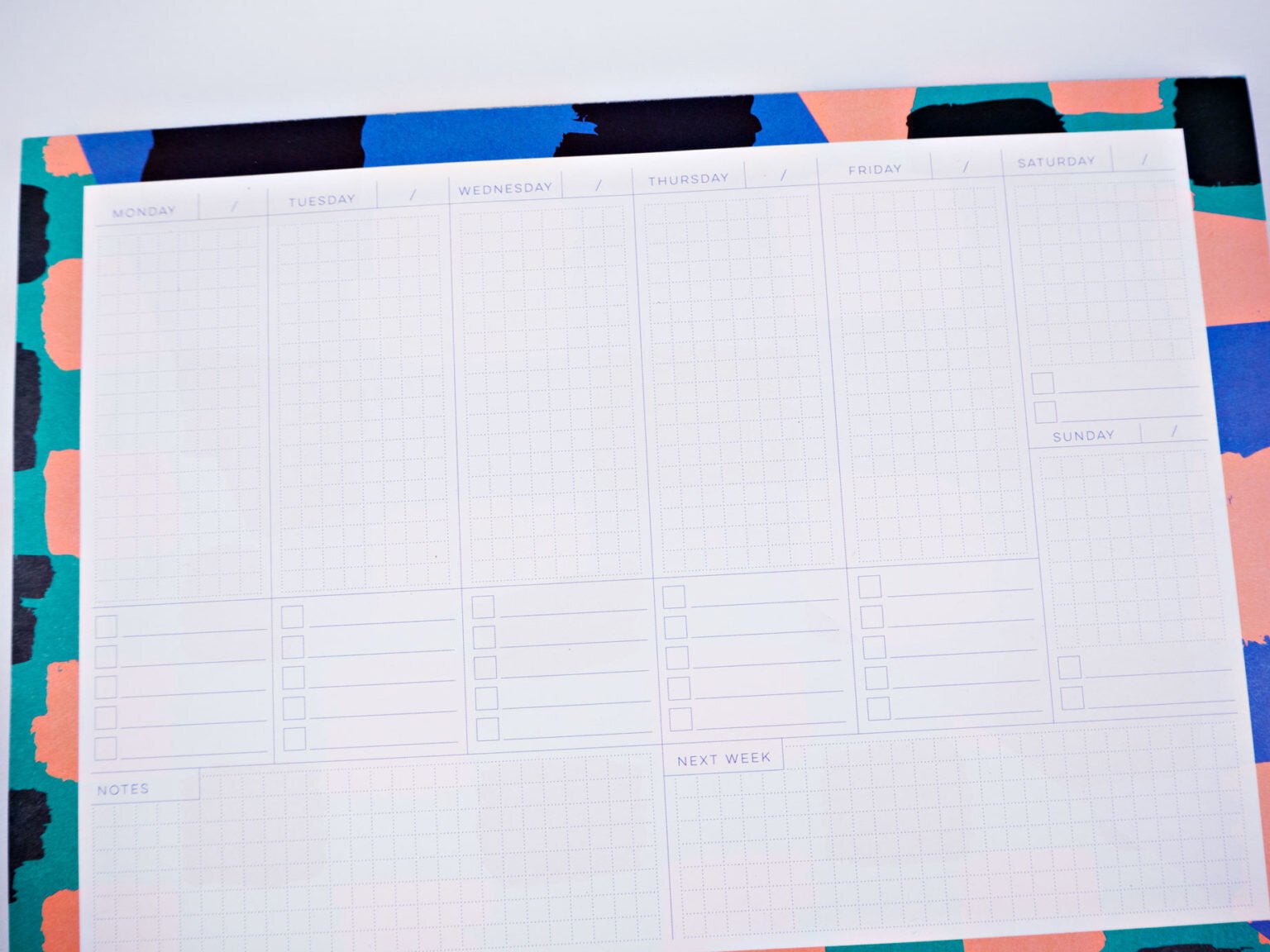 CHECK MIX WEEKLY PLANNER PAD - OTHERLETTERS