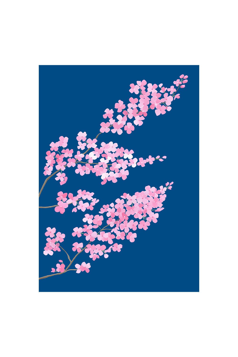 CHERRY BLOSSOM CARD BY STENGUN DRAWINGS - OTHERLETTERS