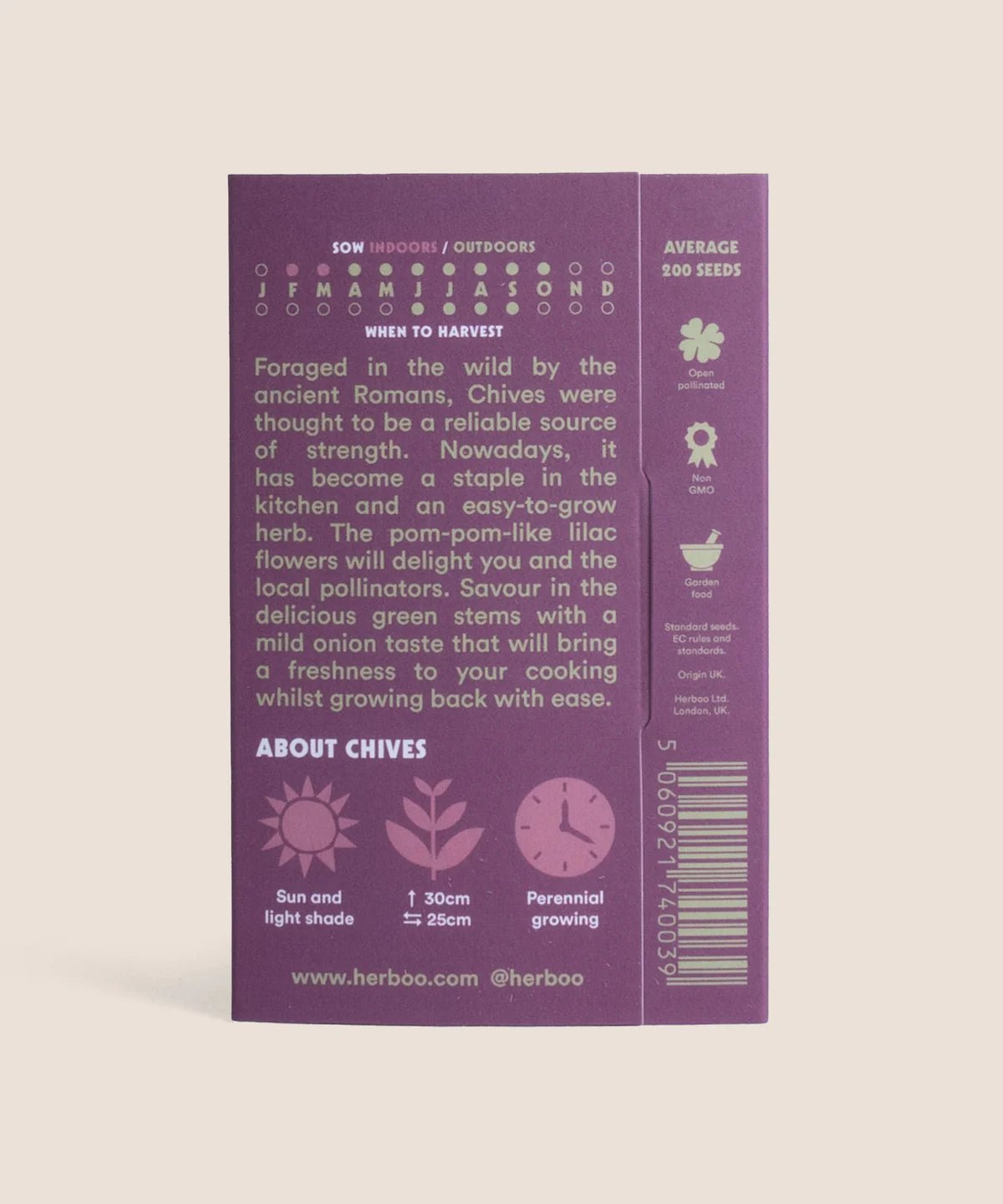 CHIVES SEEDS | HERBOO - OTHERLETTERS