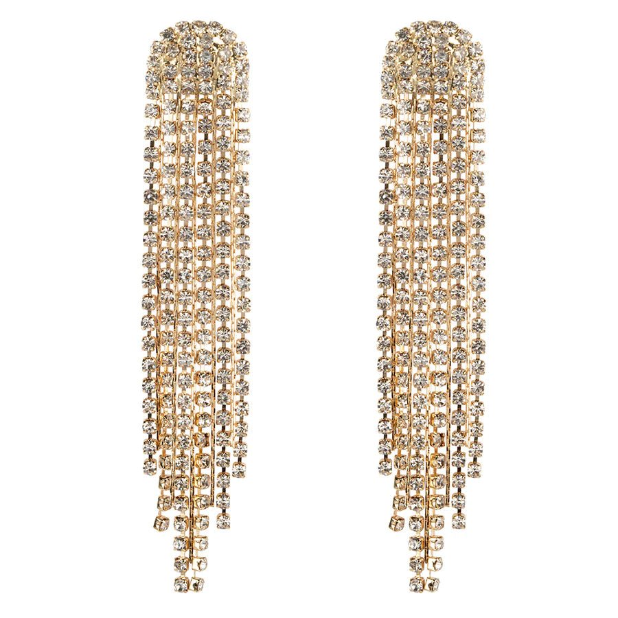 DROPPING JELLY FISH EARRINGS | GOLD - OTHERLETTERS