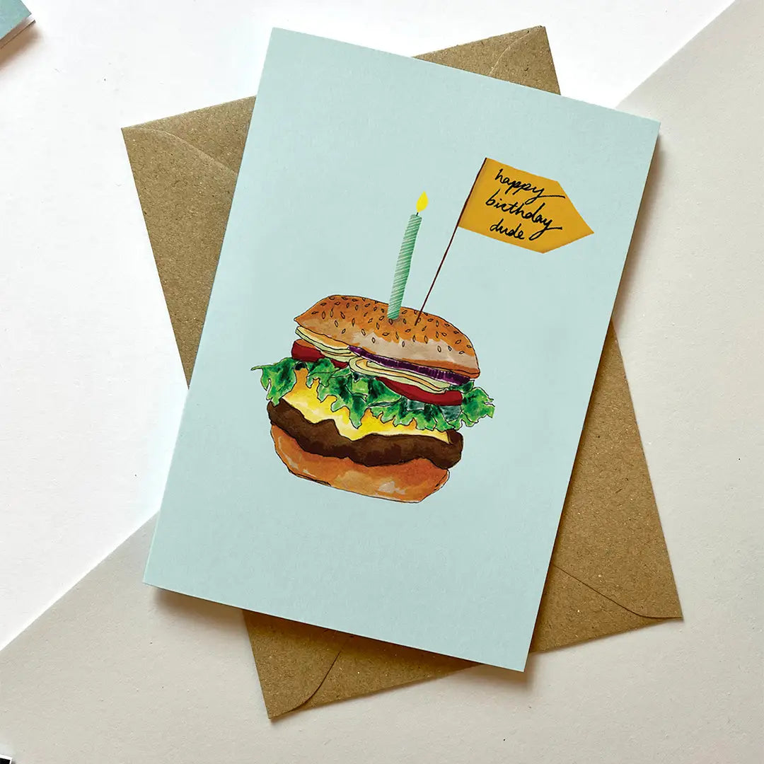 BIRTHDAY BURGER | CARD BY MAX MADE ME