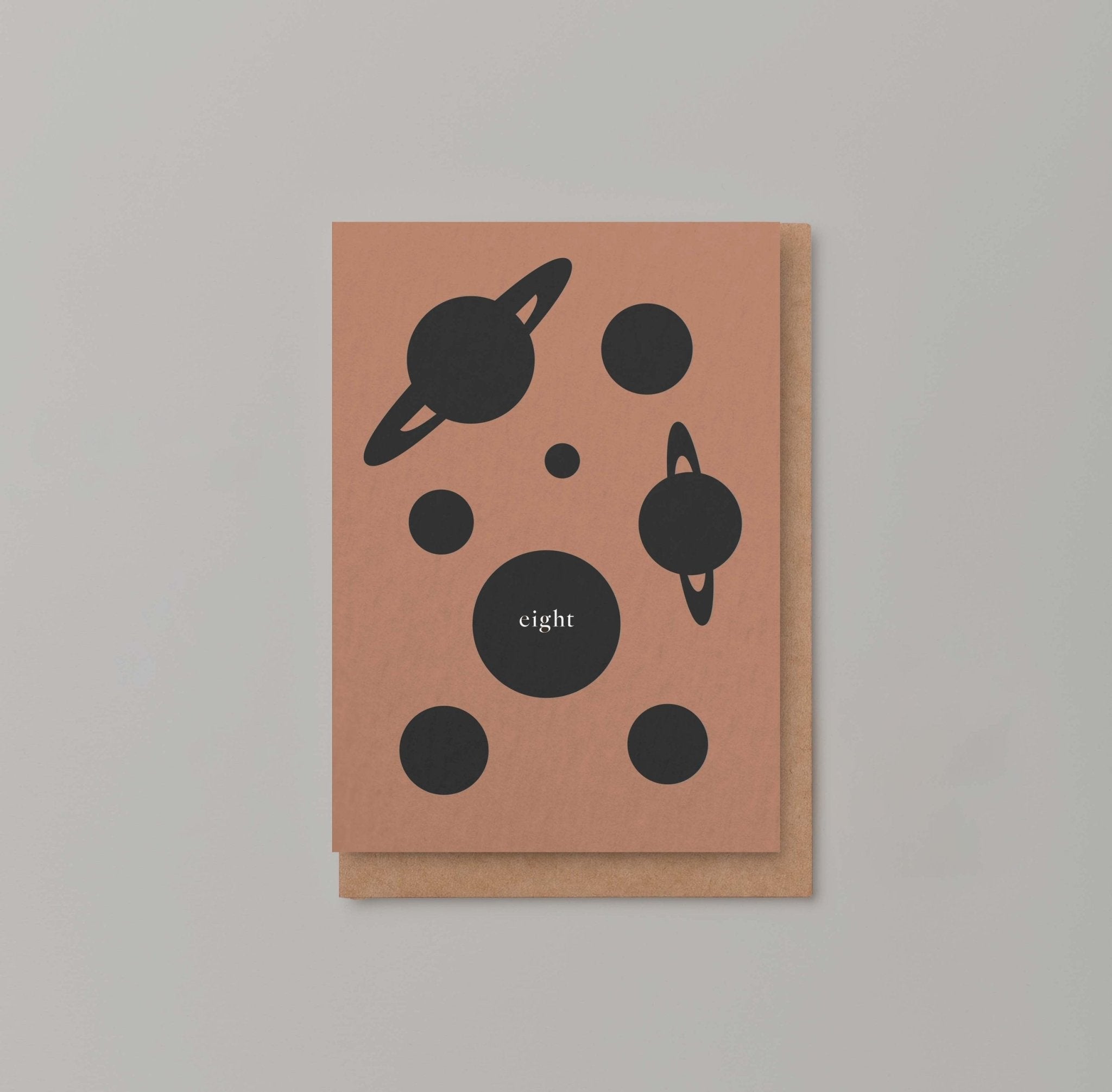 EIGHT PLANETS BIRTHDAY CARD | CARD BY KINSHIPPED - OTHERLETTERS