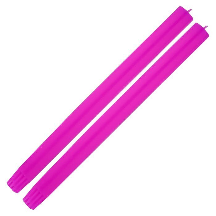 FLURO PURPLE DINING CANDLES (PAIR) - OTHERLETTERS